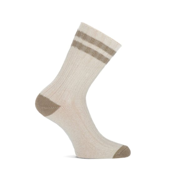 MARC MARCS Anouk off white mel katoenen damessokken geen unisex - Image 3
