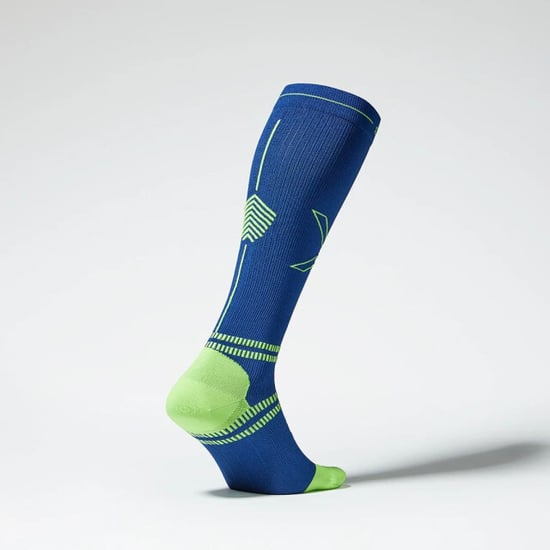 Stox running knee high socks men compressiekous heren marine combi - Image 2