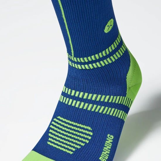 Stox running knee high socks men compressiekous heren marine combi - Image 3