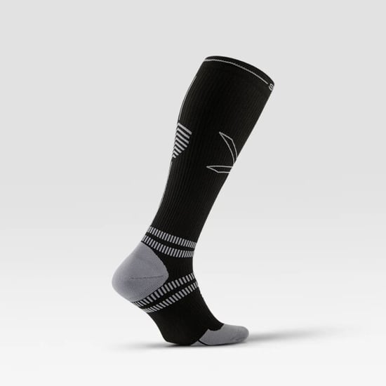 Stox running knee high socks men compressiekous heren black/black/white - Image 5