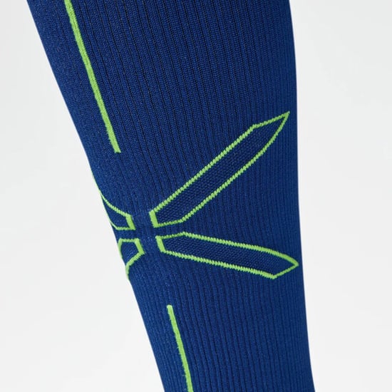 Stox running knee high socks men compressiekous heren marine combi - Image 6