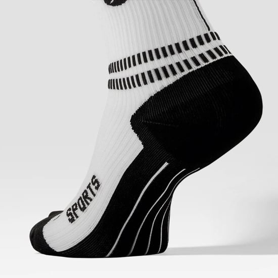 Stox sports knee high socks men compressiekous heren wit-zwart - Image 2