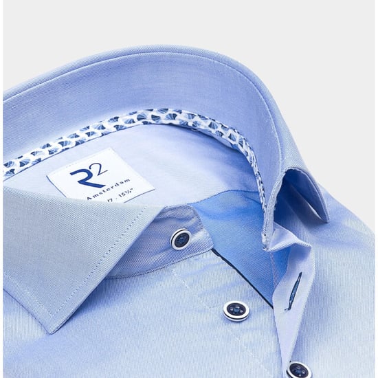 R2 Amsterdam Overhemd extra lange mouw widespread nos.twill.xls.002/000018 - Image 3