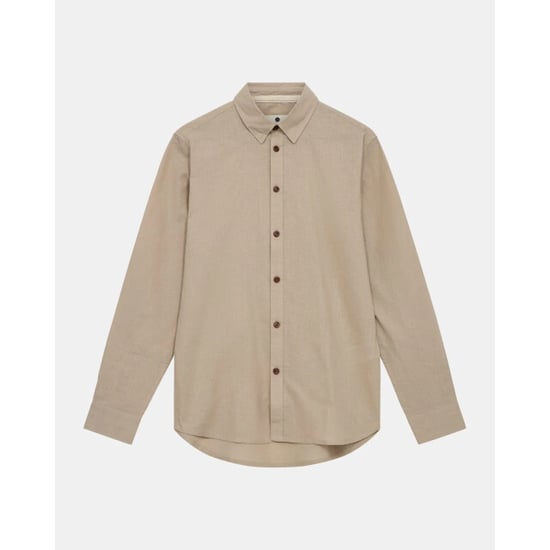 Anerkjendt 901935 akleifml/s cot/linen shirt 0536 feather grey - Image 2