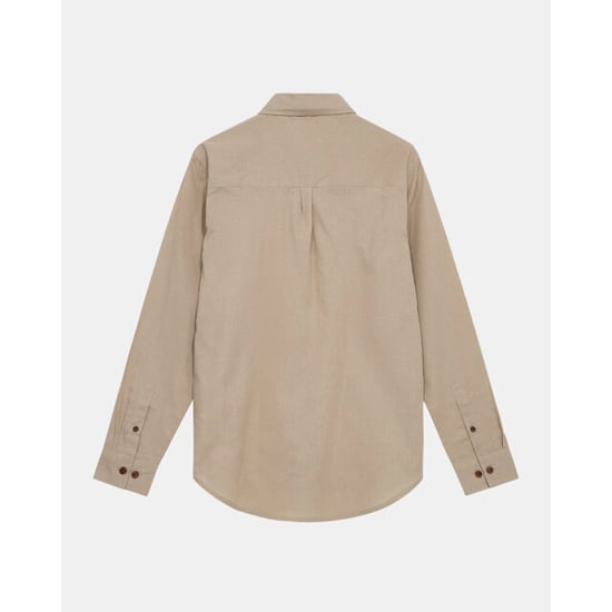Anerkjendt 901935 akleifml/s cot/linen shirt 0536 feather grey - Image 3
