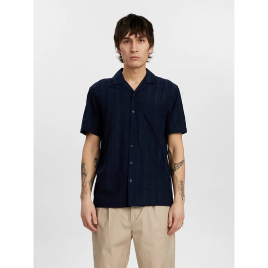 Anerkjendt Akeon emb s/s shirt sky captain 3059 - Image 1