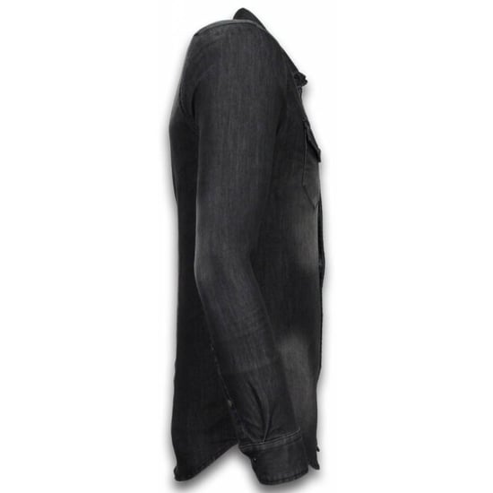 Bread & Buttons Denim shirt spijker slim fit - Image 2