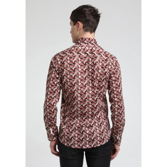 Gabbiano Heren overhemd 332741 817 rusty brick - Image 6