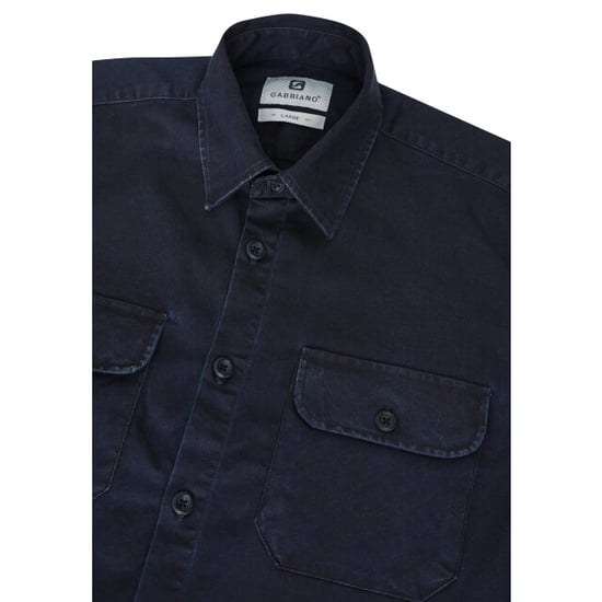 Gabbiano Heren overshirt 335238 901 navy denim - Image 3