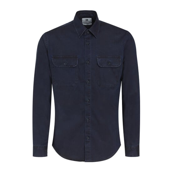 Gabbiano Heren overshirt 335238 901 navy denim - Image 4