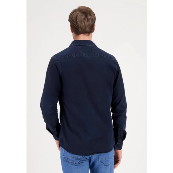 Gabbiano Heren overshirt 335238 901 navy denim - Image 5