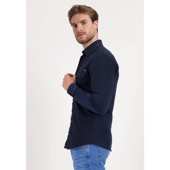 Gabbiano Heren overshirt 335238 901 navy denim - Image 6