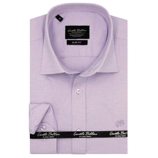 Gentile Bellini Getailleerde banco oxford shirt paars - Image 4