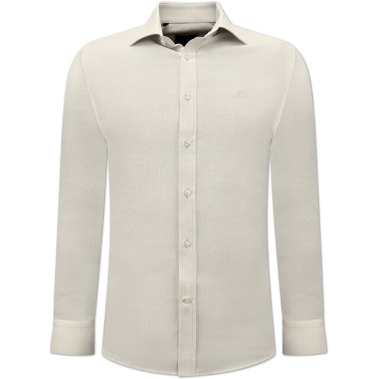 Gentile Bellini Oxford effen beige - Image 1