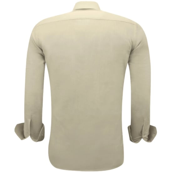 Gentile Bellini Trendy oxford volwassenen slim fit licht bruin - Image 5