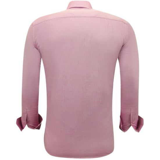 Gentile Bellini Zakelijke effen oxfordslim fit fuchsia - Image 4