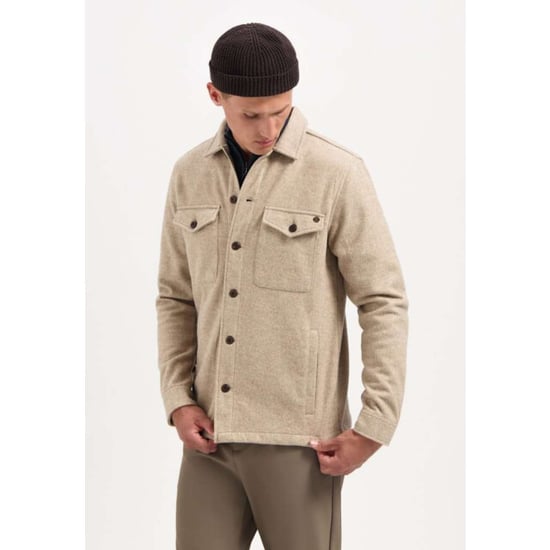 No Excess Overshirt button closure melange - Image 2