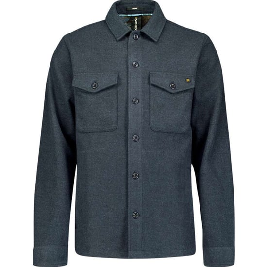 No Excess Overshirt button closure melange night - Image 4