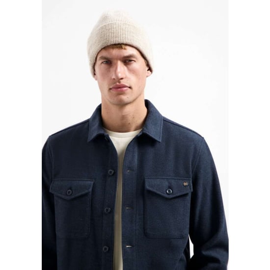 No Excess Overshirt button closure melange night - Image 5
