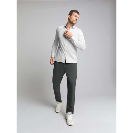 No Excess Shirt jersey melange stretch chalk - Image 2