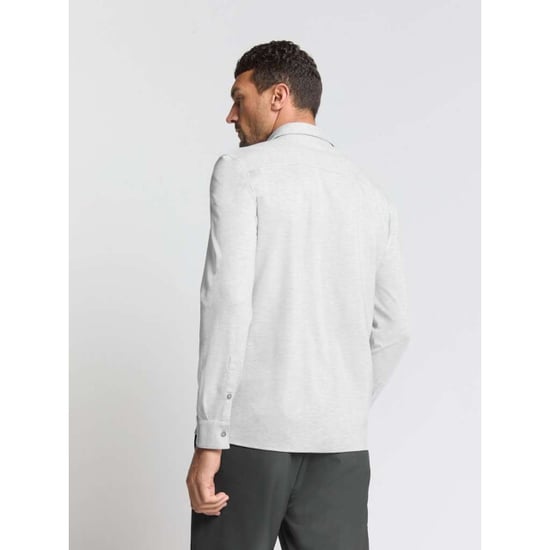 No Excess Shirt jersey melange stretch chalk - Image 6