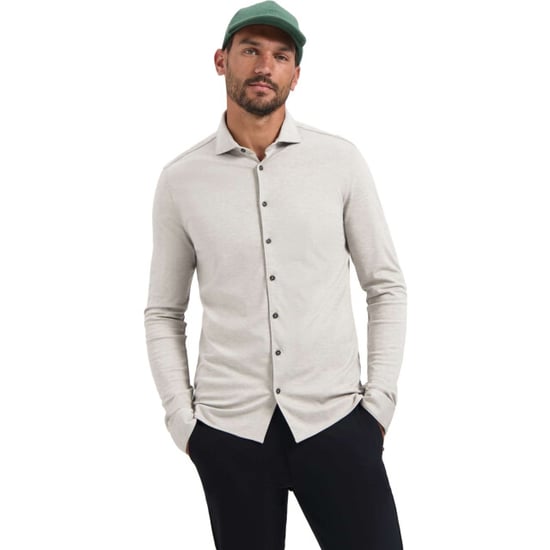 No Excess Shirt jersey melange stretch clay - Image 1