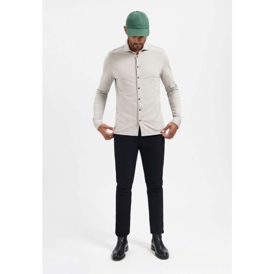 No Excess Shirt jersey melange stretch clay - Image 2