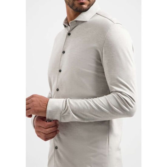 No Excess Shirt jersey melange stretch clay - Image 4