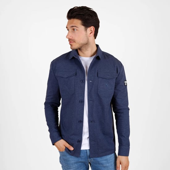 Q1905 Overshirt andel donker melange - Image 2