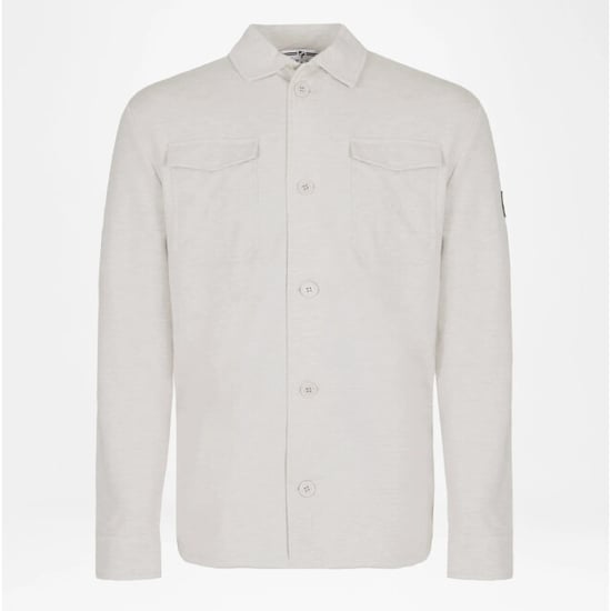 Q1905 Overshirt andel zand melange - Image 6