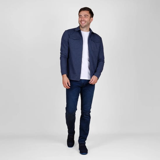 Q1905 Overshirt hattem donker melange - Image 4
