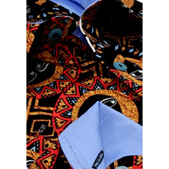 Tony Backer Premiummet print slim fit - Image 3