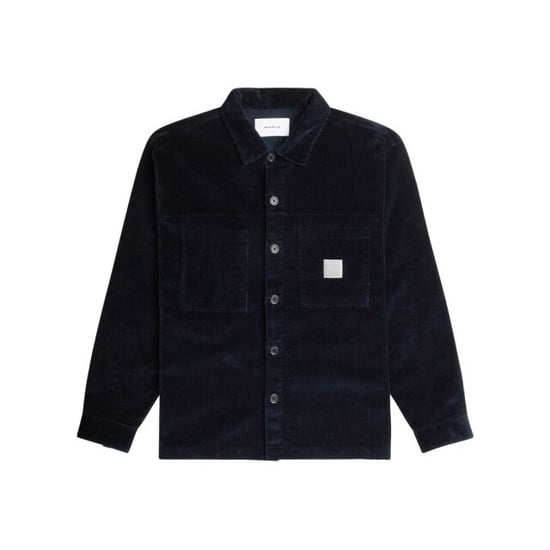 Woodbird Krents corduroy shirt navy 2136 731 - Image 2