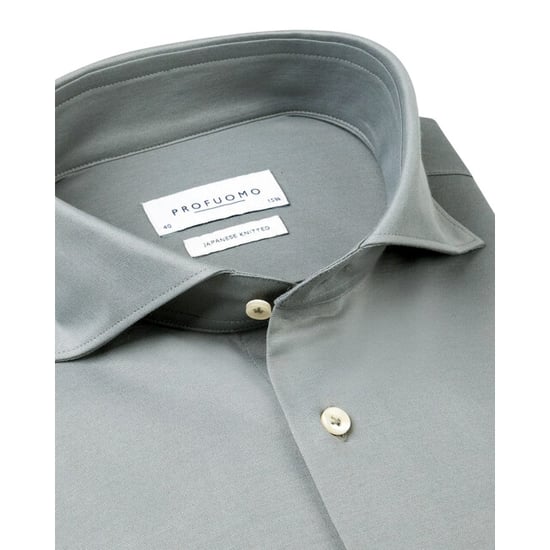 Profuomo Japanese knitted overhemd met lange mouwen - Image 2
