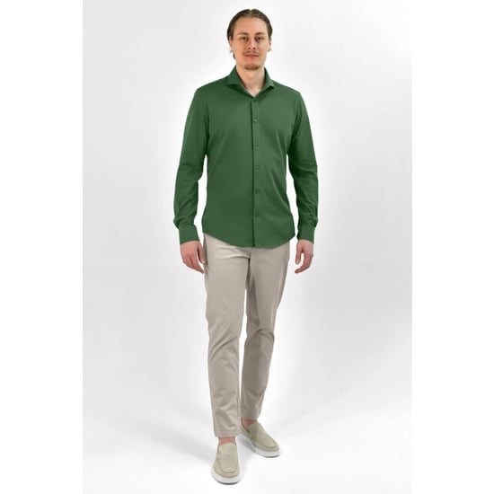 Vercate Strijkvrij overhemd japanese knitted - - Image 1