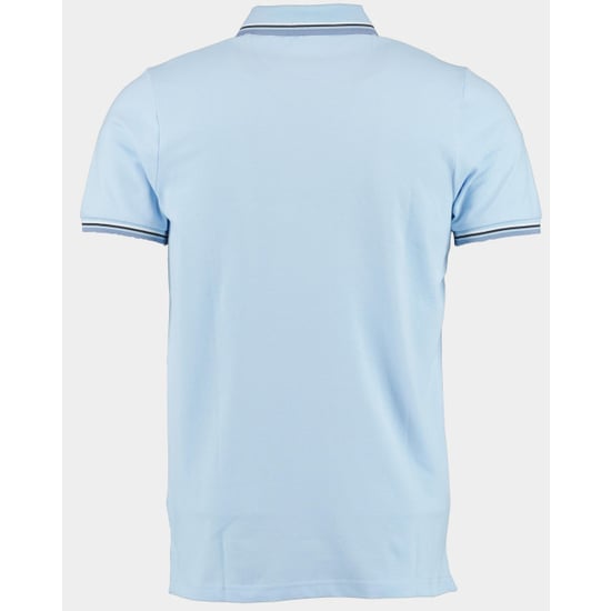 Bos Bright Blue Polo korte mouw jesse polo contrast collar 24108je24bo/210 l.blue - Image 2