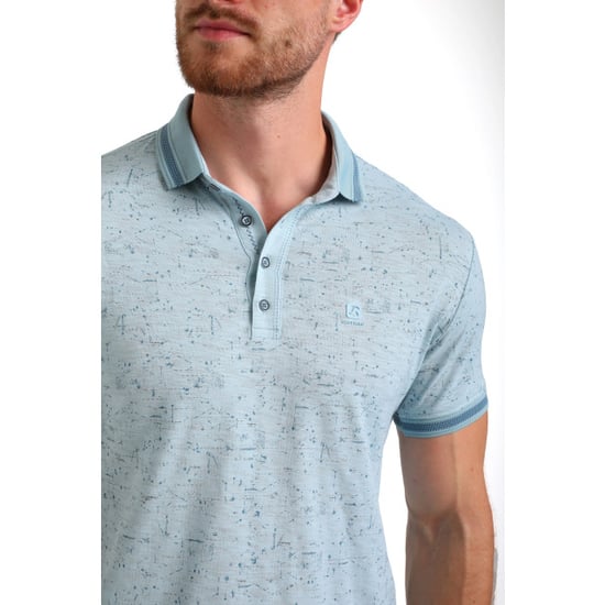 Gabbiano Heren polo 235528 4001 bright blue - Image 4