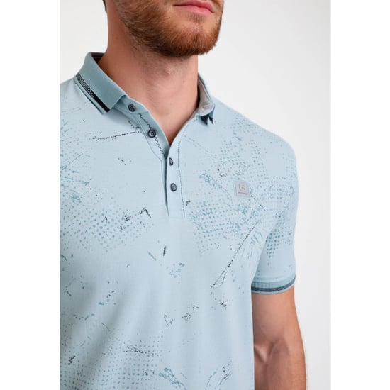 Gabbiano Heren polo 235526 4001 bright blue - Image 3