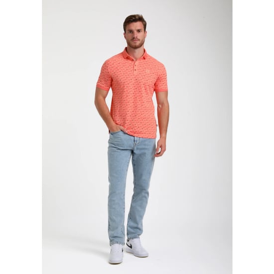 Gabbiano Heren polo 235530 4002 light coral - Image 4