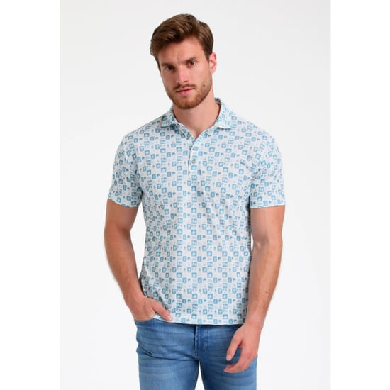 Gabbiano Heren polo 235537 4001 bright blue - Image 2