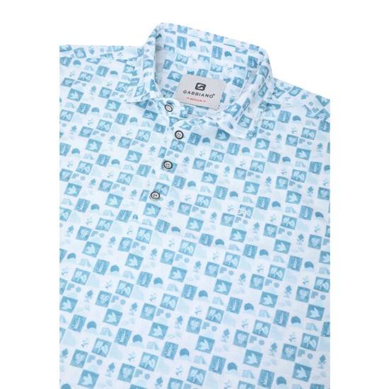Gabbiano Heren polo 235537 4001 bright blue - Image 3
