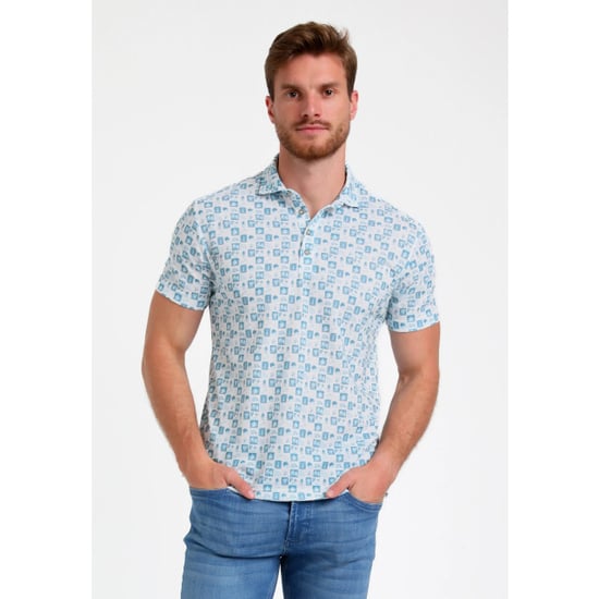 Gabbiano Heren polo 235537 4001 bright blue - Image 5