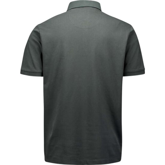 No Excess Polo pique garment dyed dark steel - Image 3