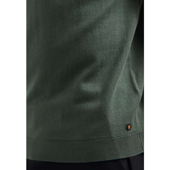 No Excess Pullover short sleeve polo solid dark green - Image 6