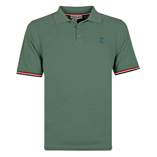 Q1905 Polo shirt bloemendaal grijs - Image 1
