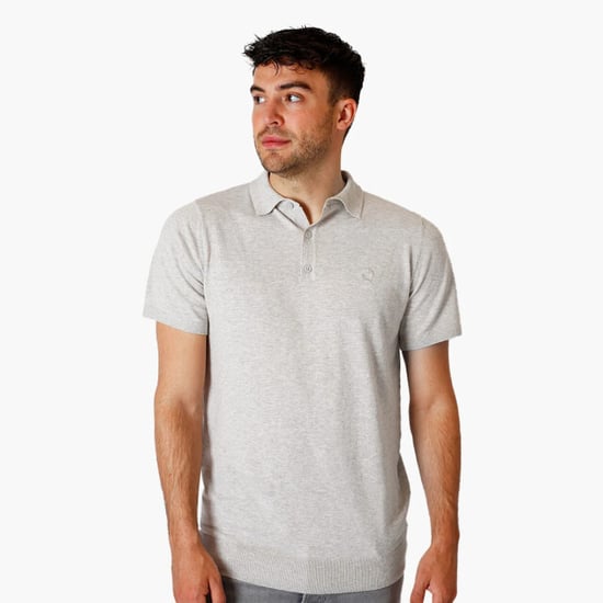 Q1905 Polo shirt hessum licht melange - Image 1