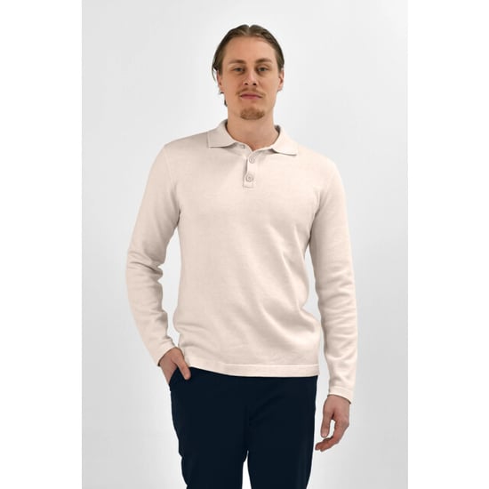 Vercate Knitted poloshirt off white - Image 3