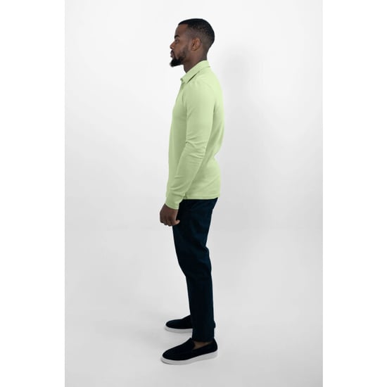 Vercate Strijkvrij poloshirt green lemon - Image 2