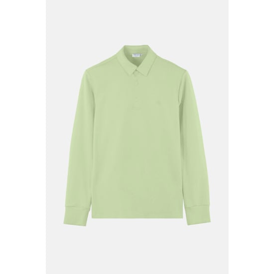 Vercate Strijkvrij poloshirt green lemon - Image 3