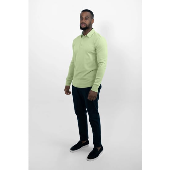 Vercate Strijkvrij poloshirt green lemon - Image 4